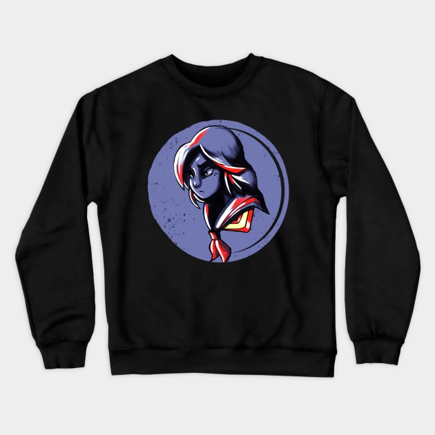 Ryuko Crewneck Sweatshirt by BaconBabyArt